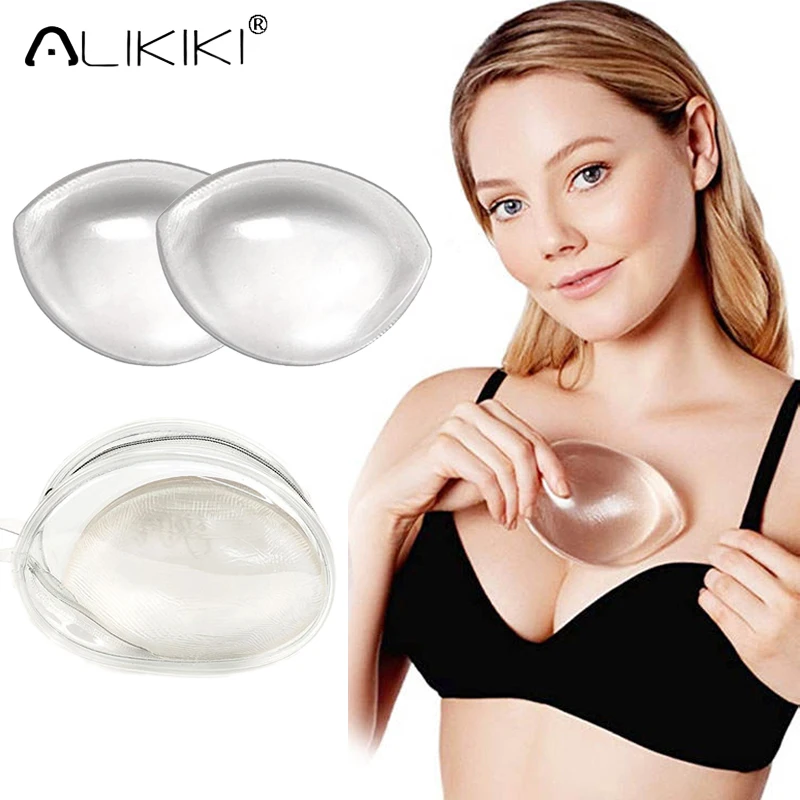 Silicone Bra Inserts to Enhance Breast Size - Silicone Breast Enhancer with  Original Look Medium Size