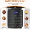 8 QT Electric Pressure Canner 16-in-1 Multi Cooker Electric Canners for Pressure Canning Rice Cooker Digital Pressure Canner Sta 3
