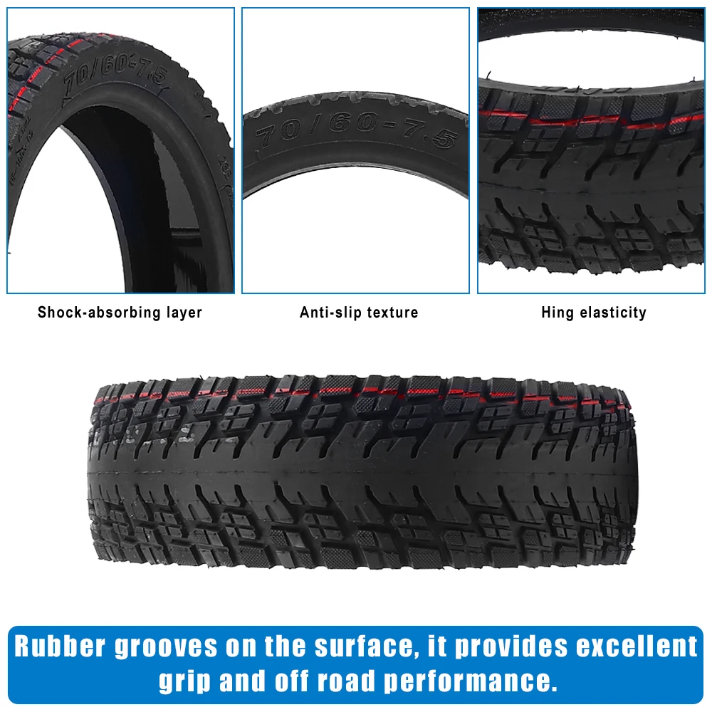 11-Zoll 70/60-7,5 Off-Road Tryes Jelly Vakuumreifen für Segway Ninebot ZT3/Pro Elektroroller Rad Tubeless selbstheilende Teile – Detail 4