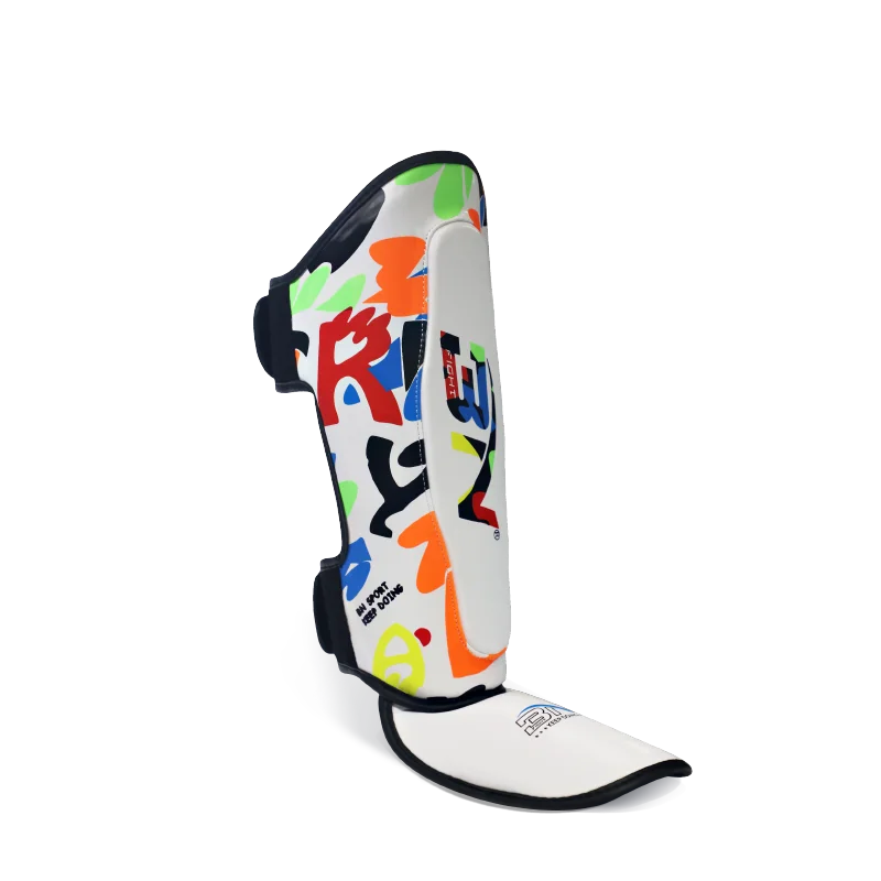 BN 3-11Y Kids Ankle Support Leg Leggings Boxing Shin Guards MMA Muay Thai Karate Kickboxing Legs Protector Training Equipment EO kickboxing shin guards kickboxing leg guards