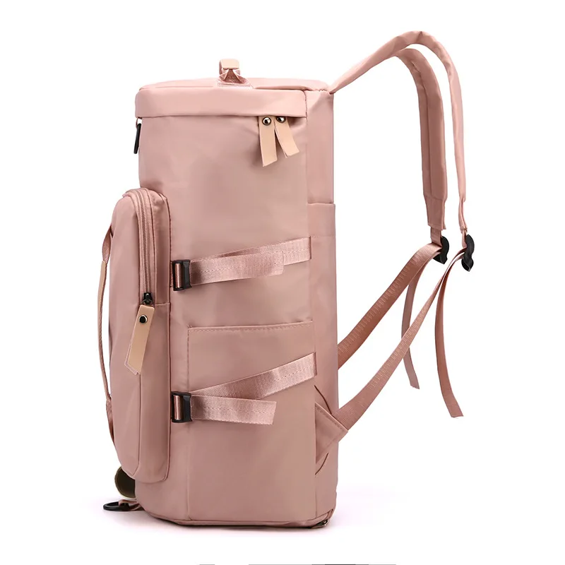 Yoga Fitness Woman Backpack Gym Sports Wet Dry Separation Knapsack Shoe Position Waterproof Short Distance Outdoor Travel Bag
