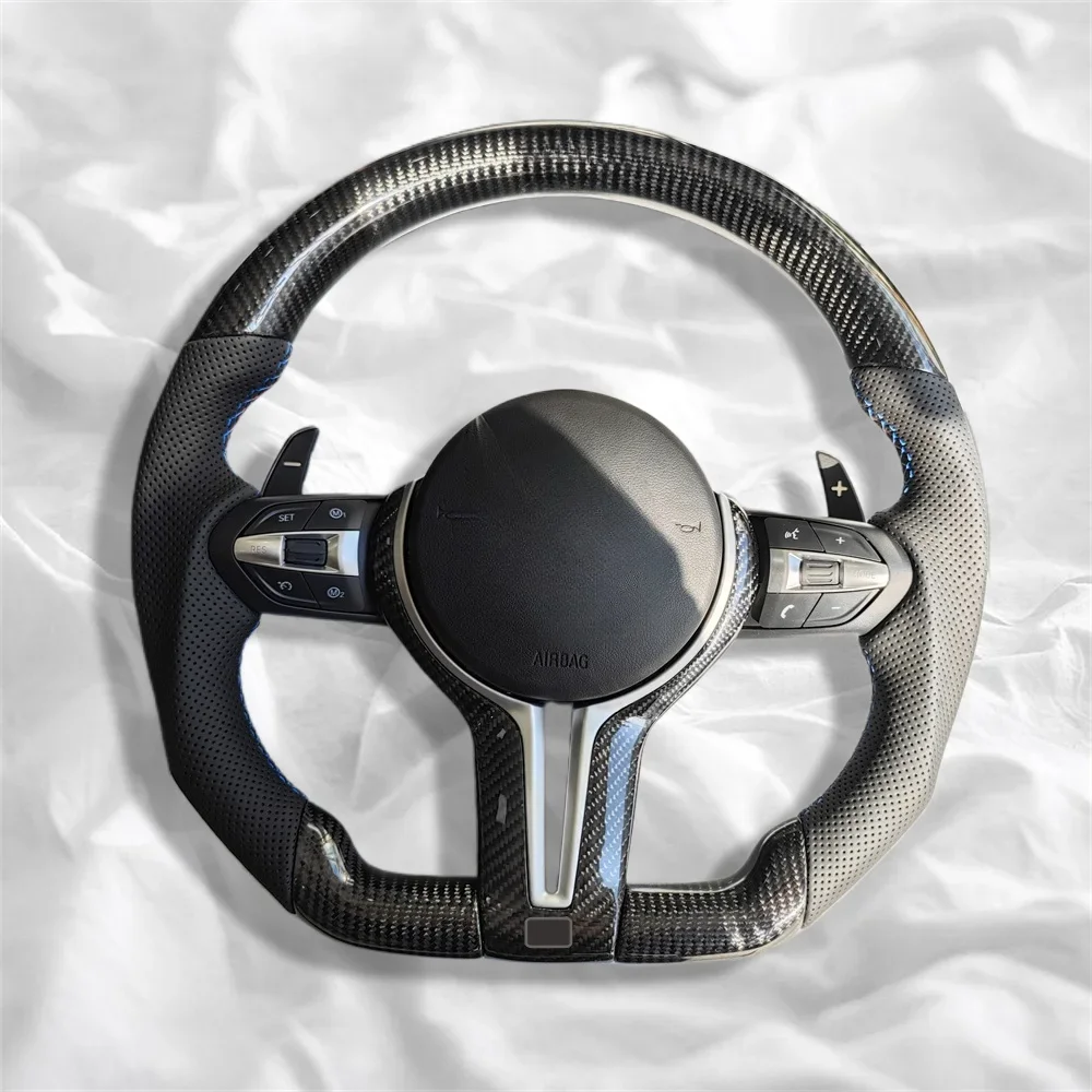

Для BMW F30 F10 F11 F31 F20 F21 F22 F15 F16 F35 F32 F80 M3 M6 F01 F02 F03 автомобильные аксессуары из углеродного волокна Автомобильный руль