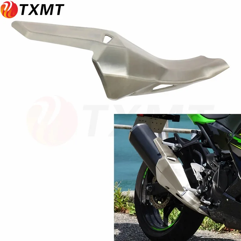 

Подходит для Kawasaki KAWASAKI NINJA400 Ninja 400 Z400 модифицированный выхлопной колпачок из углеродного волокна противоожоговая крышка