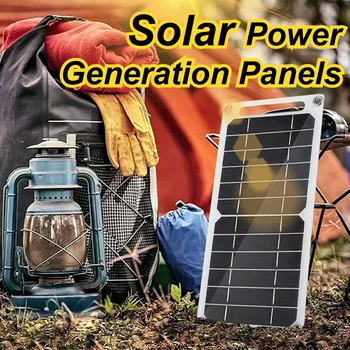 แผงโซลาร์เซลล์พกพา Sunpower 5V พร้อมพอร์ต USB ชาร์จไฟได้อย่างปลอดภัยและเสถียร สำหรับพาวเวอร์แบงค์ โทรศัพท์มือถือ ใช้กลางแจ้ง ตั้งแคมป์ บ้าน รถบ้าน ของขวัญ 1