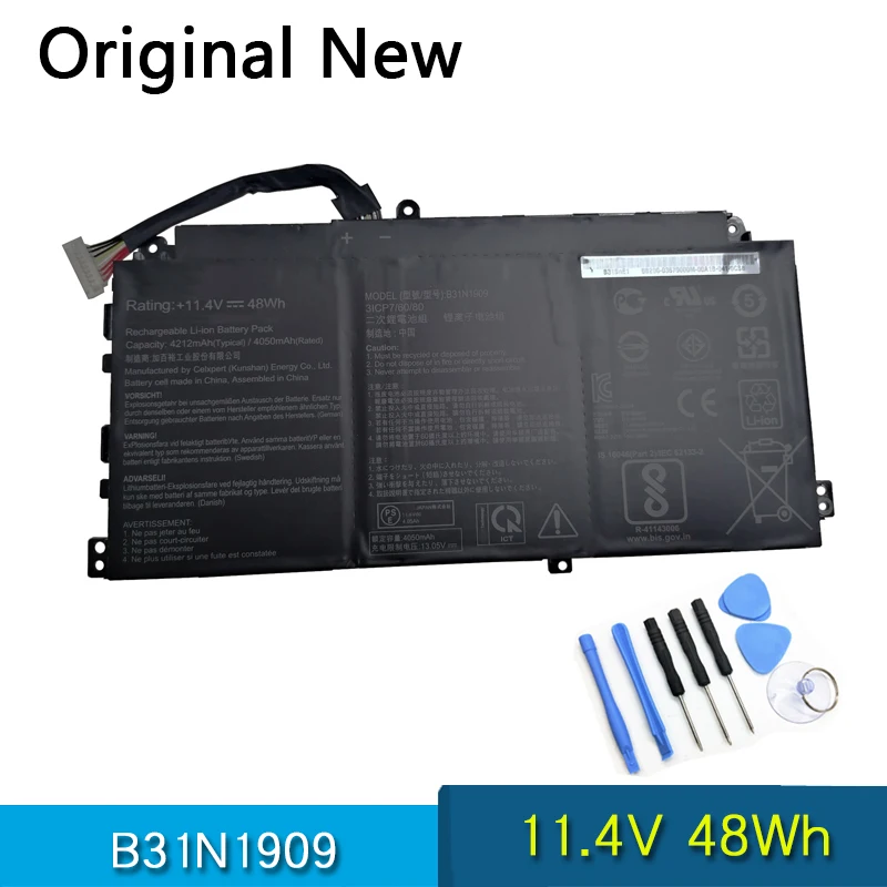 

NEW Original Battery B31N1909 For ASUS ExpertBook P2 P2451FA-EK0009 EB0354R P2451FB-1A 11.4V 48Wh