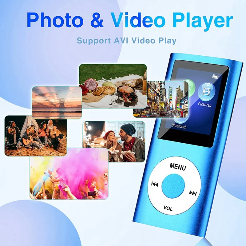 FULL-MP3 ÷̾  5.0  ÷̾ 32 Ⱑ Ʈ TF ī, FM, ̾, ޴ Hifi  ÷̾
