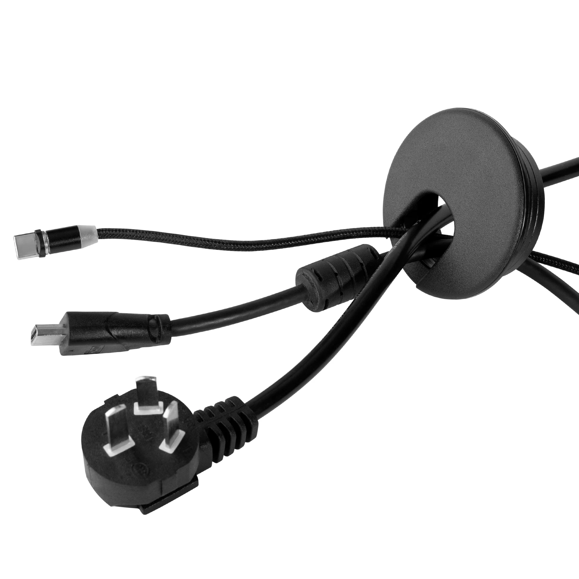 Cable Cord Grommet 1-1/2 2.5 2 Inch ABS For Desk Table Furniture Hole Cover Wire Organizer cable hole cover,cable organizer,desk cord grommet