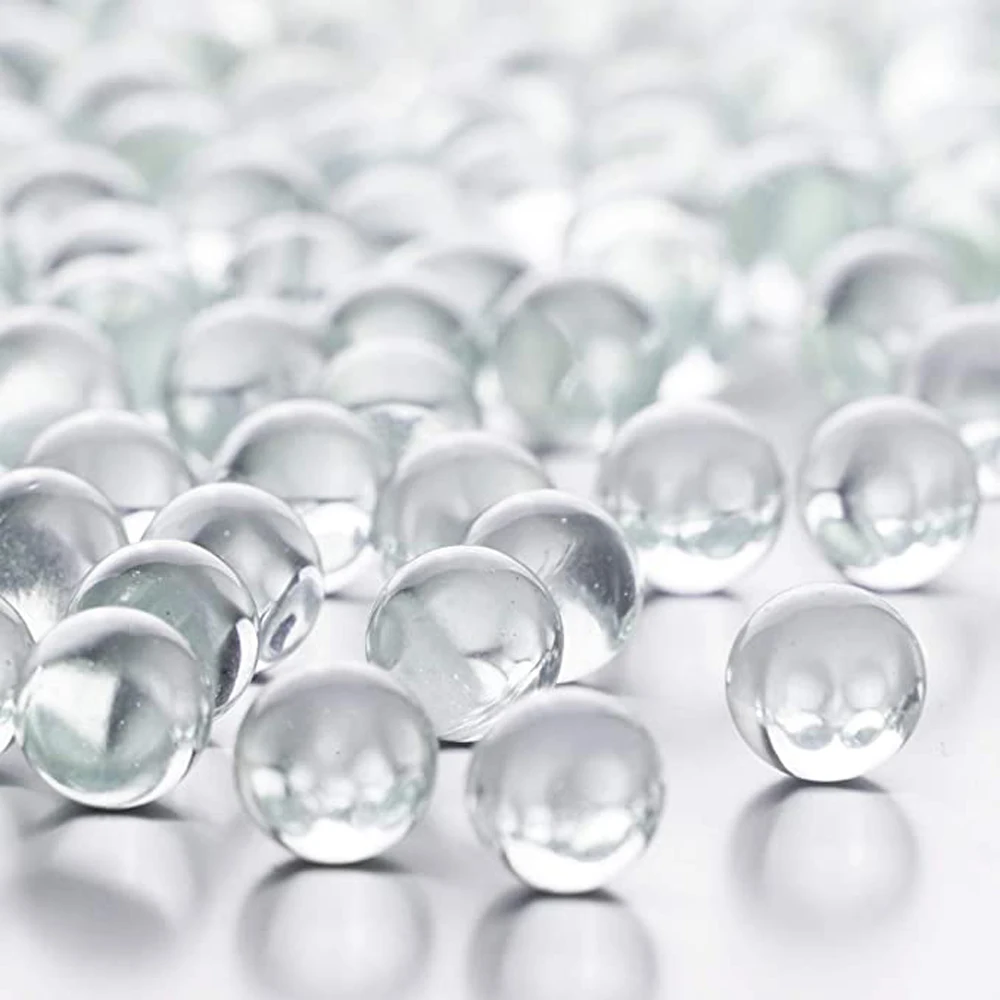 20pcs/pack 10mm 14mm 16mm Glass Marbles Transparent Solid For Slingshot Shooting Marble Track Traditional Marbles Games glass marbles