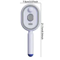 Electric Steam Hair Brush with Water Spray Reduce Frizz Anti-Static Misting Hairbrush Portable Travel Cordless Fluffy Hair Detan 6