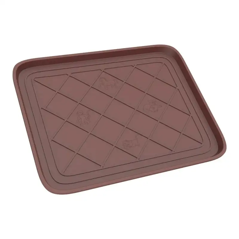 Square Boot Tray, Plastic Utility Shoe Mat Tray For Entryway