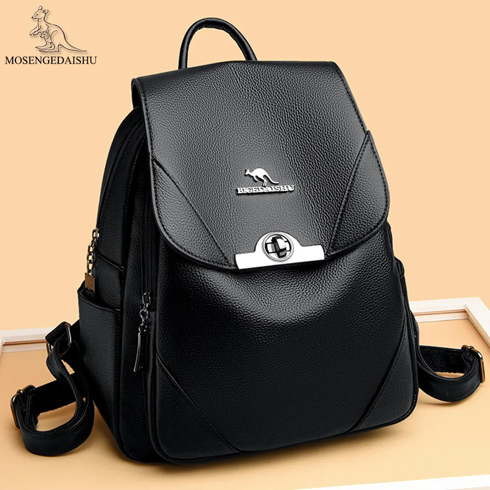 

Вместительный женский рюкзак, кошельки, высококачественные кожаные женские школьные сумки, модный новый дорожный рюкзак, женская сумка для книг, рюкзаки