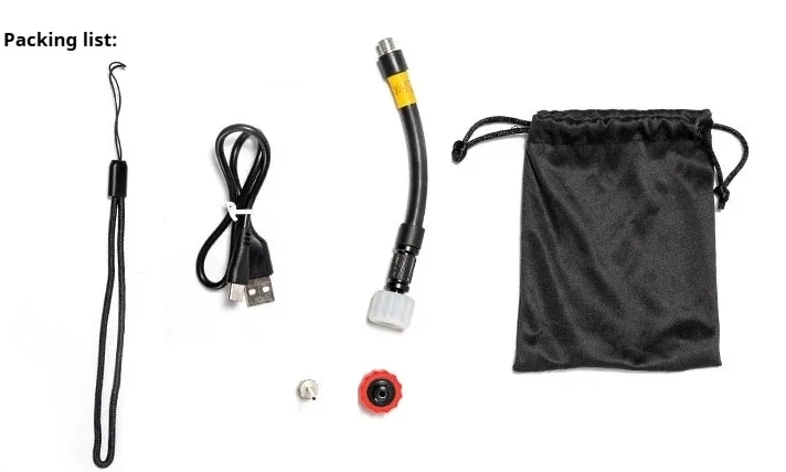 Description Picture 6 of itemOFFBONDAGE Mini Electric Air Pump Portable Bicycle Cordless FV AV Inflator Presta Schrader Valve Outdoor Road MTB Bike Aluminum