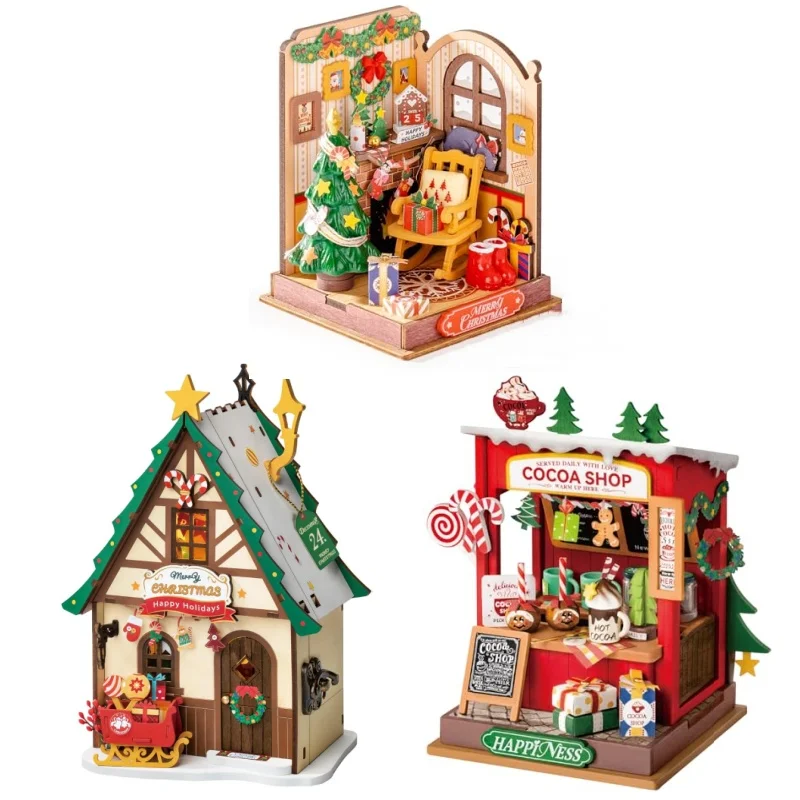Rolife Cozy Fireplace Mini House Craft Kit