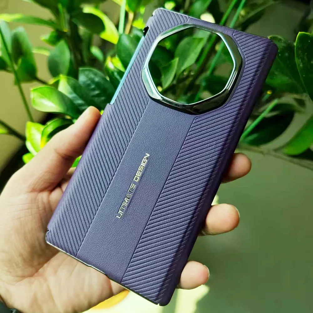 Electroplating Magnetic Suction Double Hinge Protective Phone Case