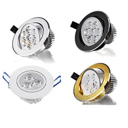 1pcs round Dimmable Led downlight light Ceiling Spot Light 3w 6w 10w 14w 18w ac110-230V ceiling recessed Lights Indoor Lighting