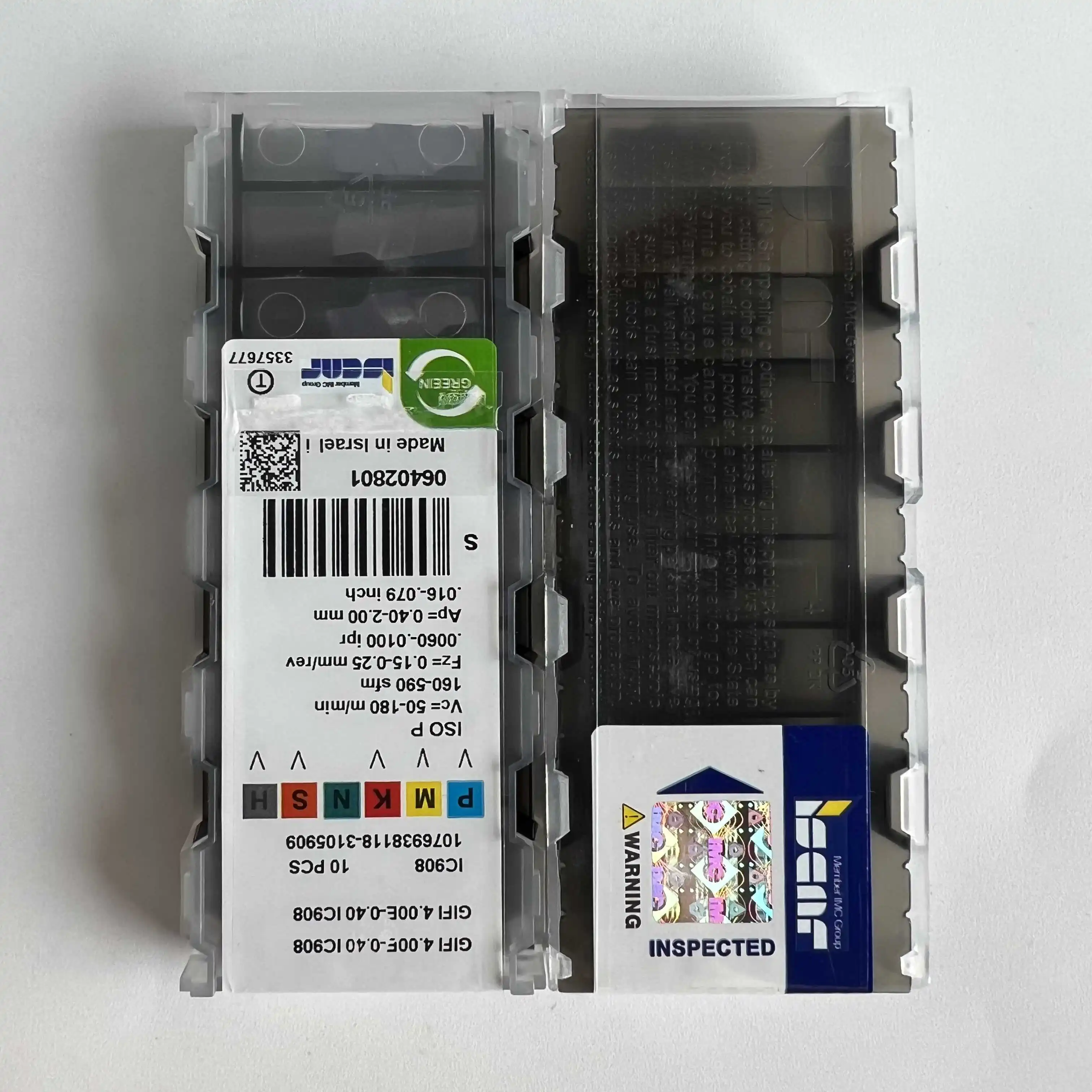 

GIFI4.00E-0.40 IC908 /Carbide CNC Blade 10 Pieces