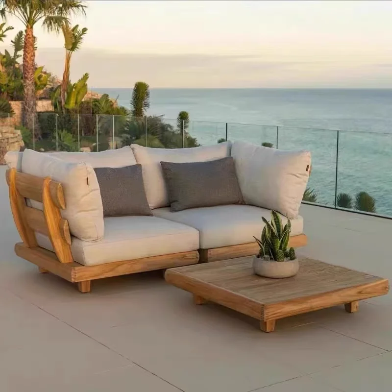 Sofa for 1 Person Modern Backyard Outdoor Furniture Sofas Garden Balcony Couch Patio Sets