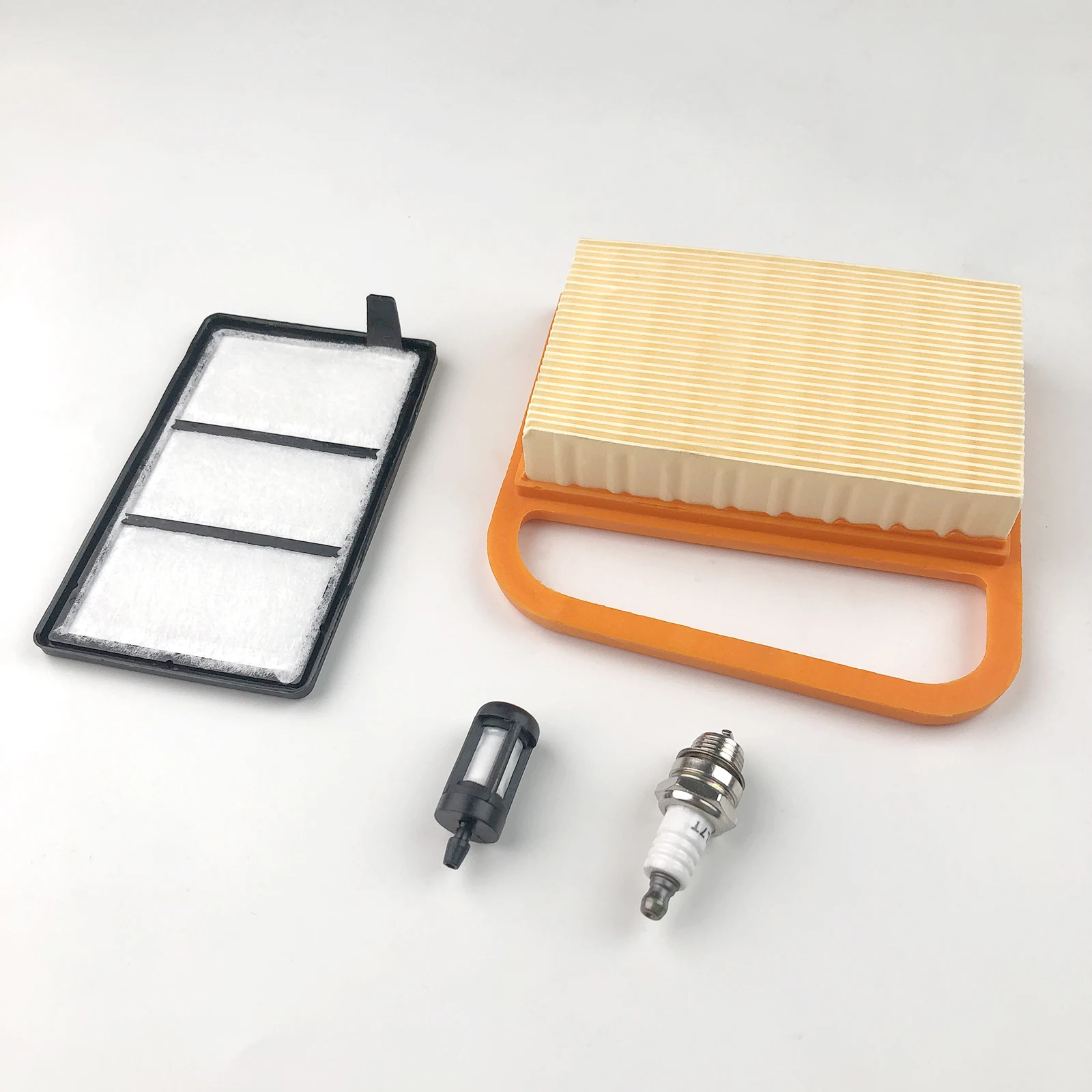 

Air Filter Pre/Fuel Filter Spark Plug Kit for Stihl TS410 TS420 Concrete Cutoff Cut Off Saw Replace 4238 141 0300 Stens 605-555