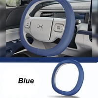 For XPeng Xiao Peng G6 2023 2024 Car Steering Wheel Cover Leather Non-slip Auto Interior Accessories 5