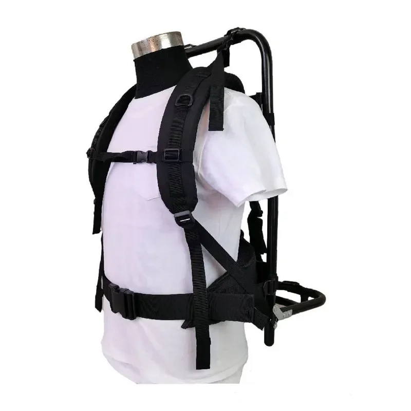 Heavy Carrying Backpack Frame Portable Foldable Outdoor Hiking Camping Hunting Carrier Bag Frame Aluminum Alloy 60kg Loading