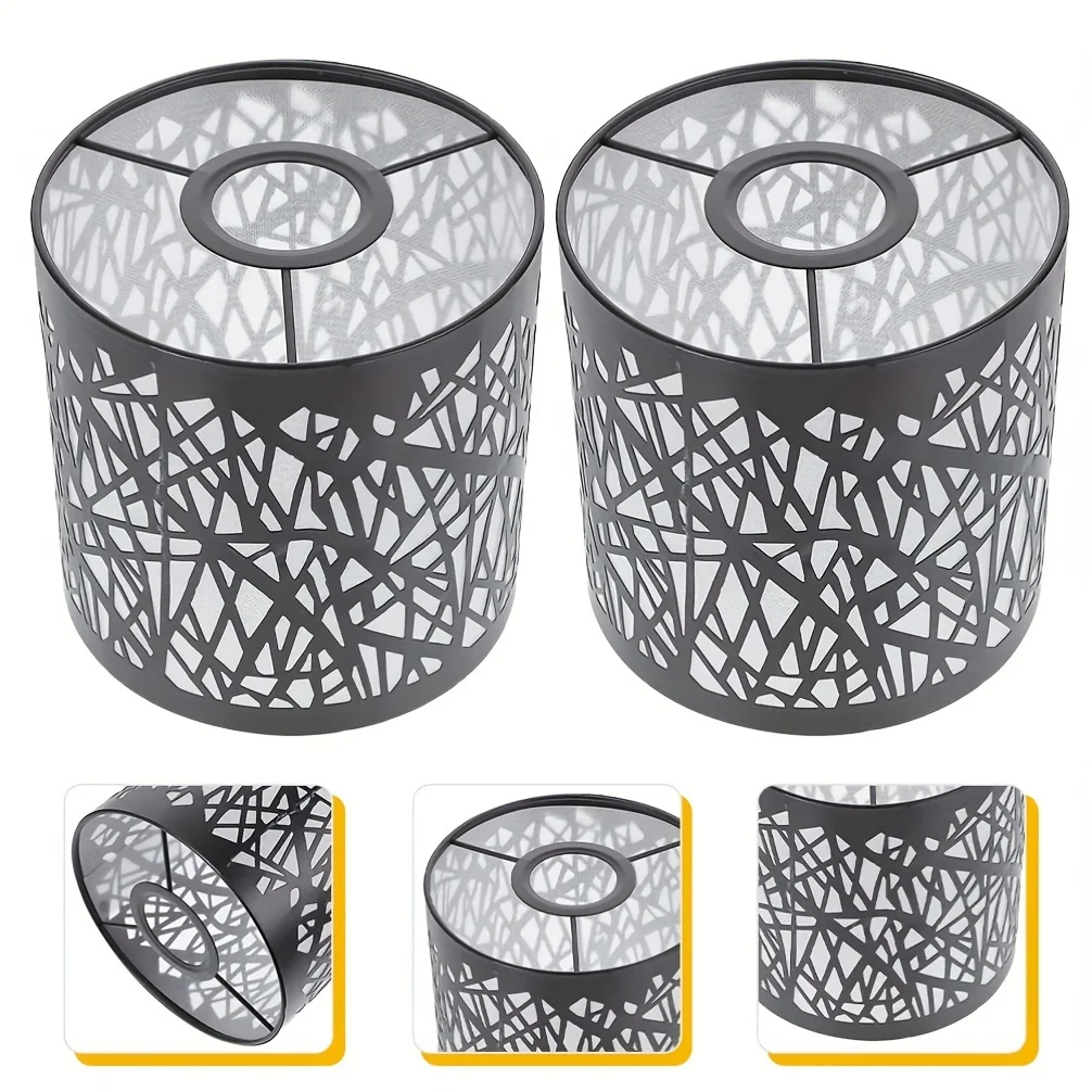 

2 шт., лампа в форме барабана, ажурная лампа в виде птичьей клетки, лампа с зажимом, лампочка для напольной лампы, подвесной светильник, украшение