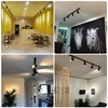 Led Track Light Set COB Track Lighting 3 colorchangable Wall Lamp Rail  110V Spot Lights Led 30W Spotlight Clothing Store Shop 6