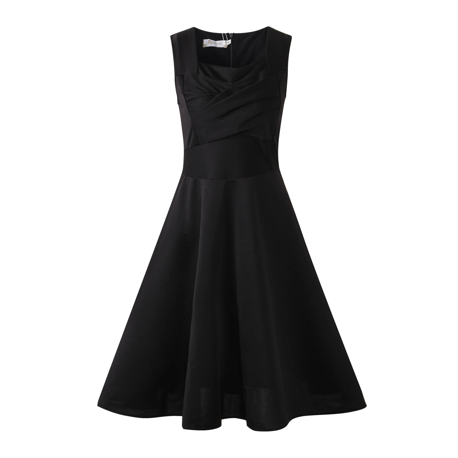 Elegant Emerald A-Line Midi Dress for Women Sb540f9f025e74267b8ba4a0b0e5b798cl
