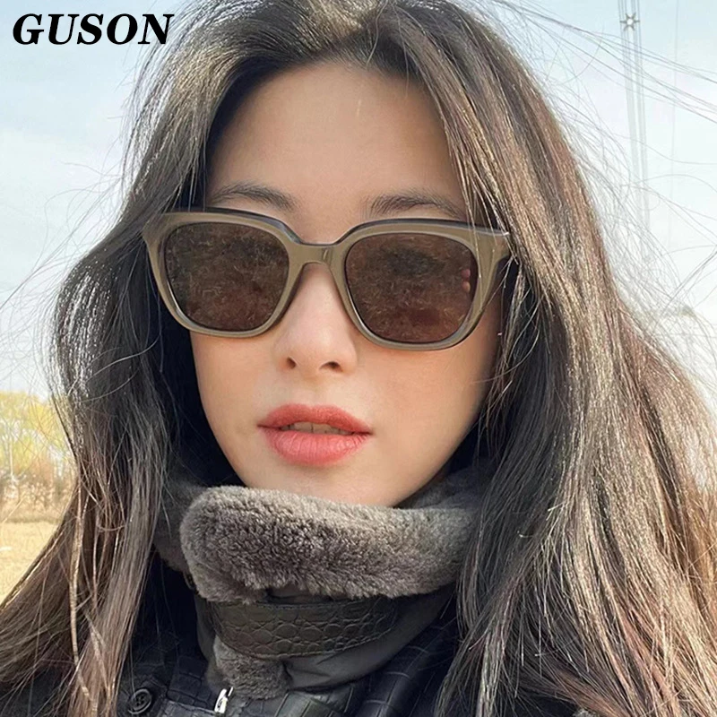 

Square Sunglasses Woman Men Brand Design Cats Eye Frame Sun Glasses for Female Travel Style Retro Trendy Sunnies UV Resistant