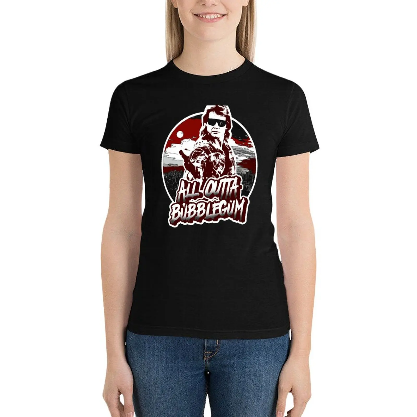 

All Outta Bubblegum. T-Shirt tees summer tops t shirts for Women graphic