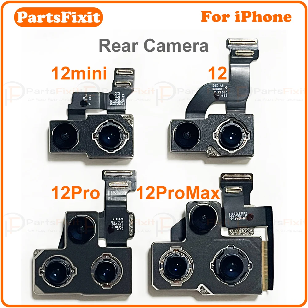 Rear Back Camera For iPhone 12 12mini 12Pro 12ProMax Back Rear Big Camera  Module Flex Cable Main Camera Module Repair Parts - AliExpress