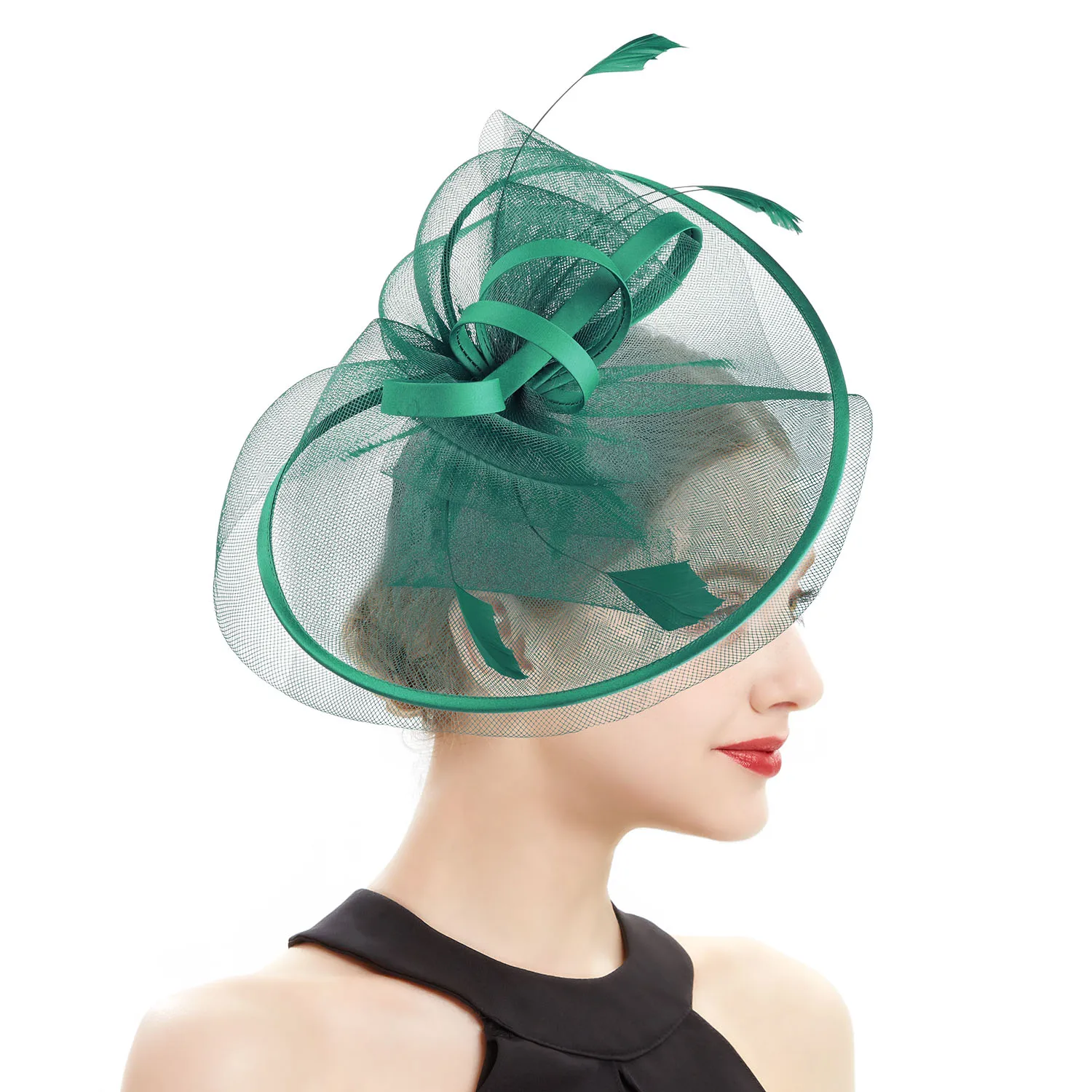 Wedding Accessories Formal Dresses Mesh Fascinator Hats Headwear Kentucky Derby Headpiece for ladies Hair Accessories Ｗomen - 6