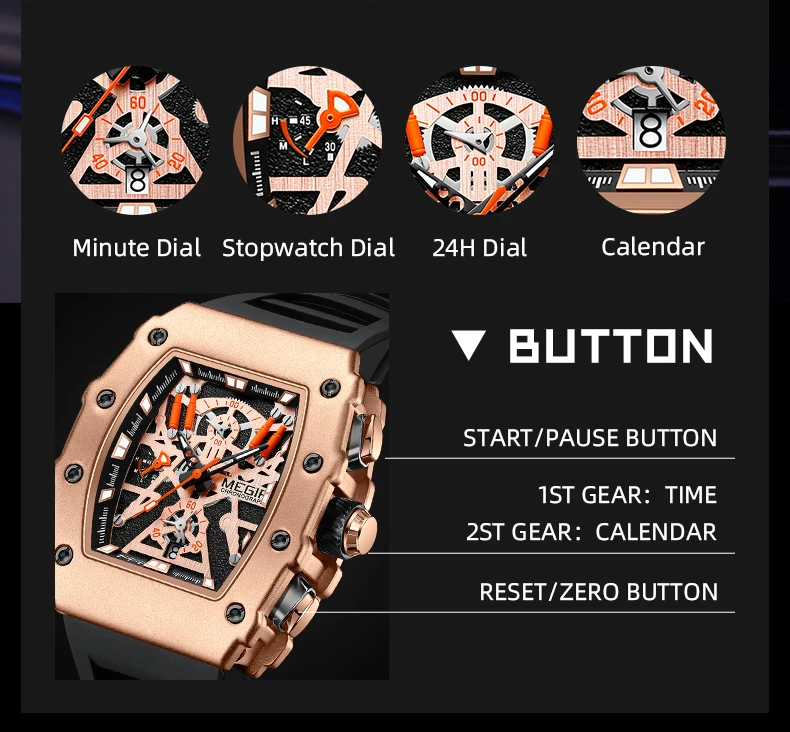 s Mens es Sports Military Wrist Date Luminous Quartz Clock Chronograph for Mens 2218_voghion.com