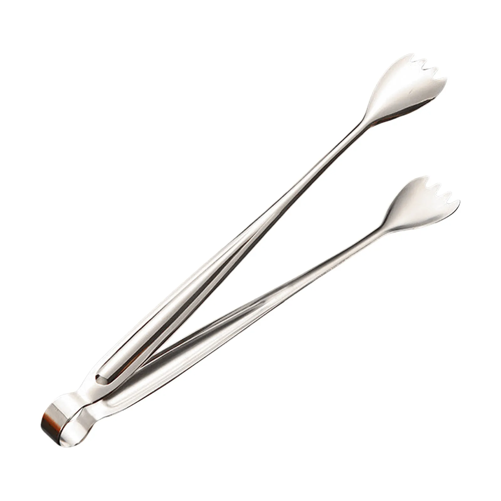 304 Stainless Steel Bread Clip Restaurant Towel Buffet Mini Serving Tongs Ice Sugar Clip Steak Barbecue Meat With Tooth food tongs
