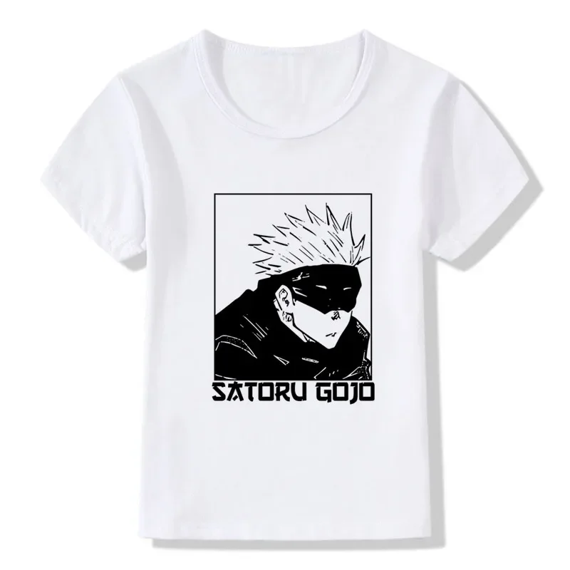 Kids T Shirt Anime Jujutsu Kaisen Cartoon Print Funny Boys T shirt Summer Short Sleeve Baby Girls Clothes Children Tops,HKP5469 t shirt cotton t shirt kids t shirt girls t shirt girls tee shirt stitch t shirt t shirt set