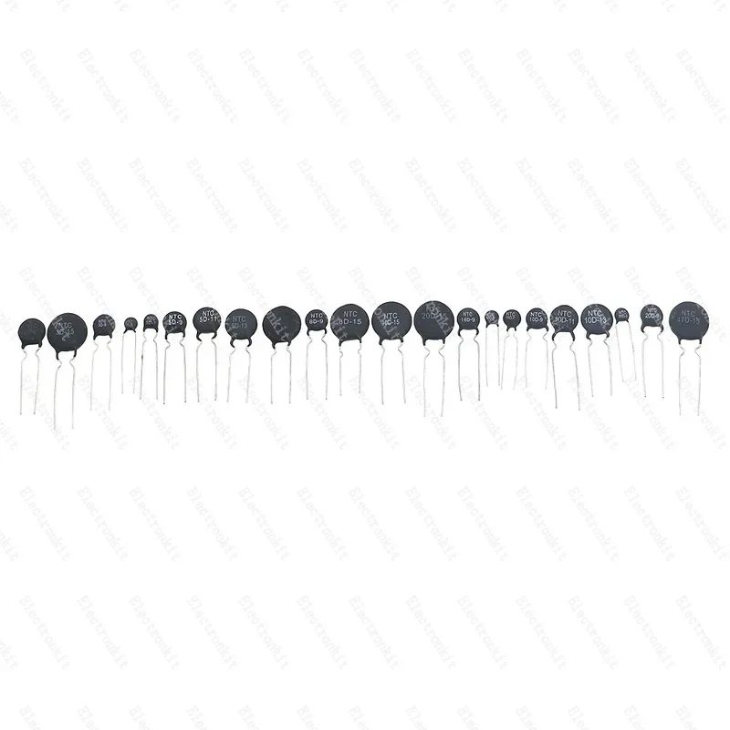 200Pcs 22Value NTC Thermistor Negative Temperature Coefficient Kit 5D-7 5D-7 8D-9 8D-15 10D-9 10D-11 16D-9 20D-5 20D-9 47D-15