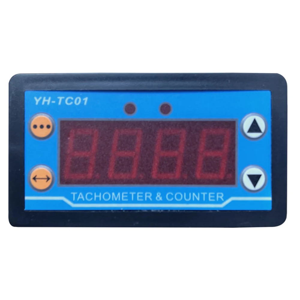 Contagiri Digitale LED 4 Cifre | Sensore Hall NPN Per Misura RPM 10-9999 - Alimentazione 8-24V DC