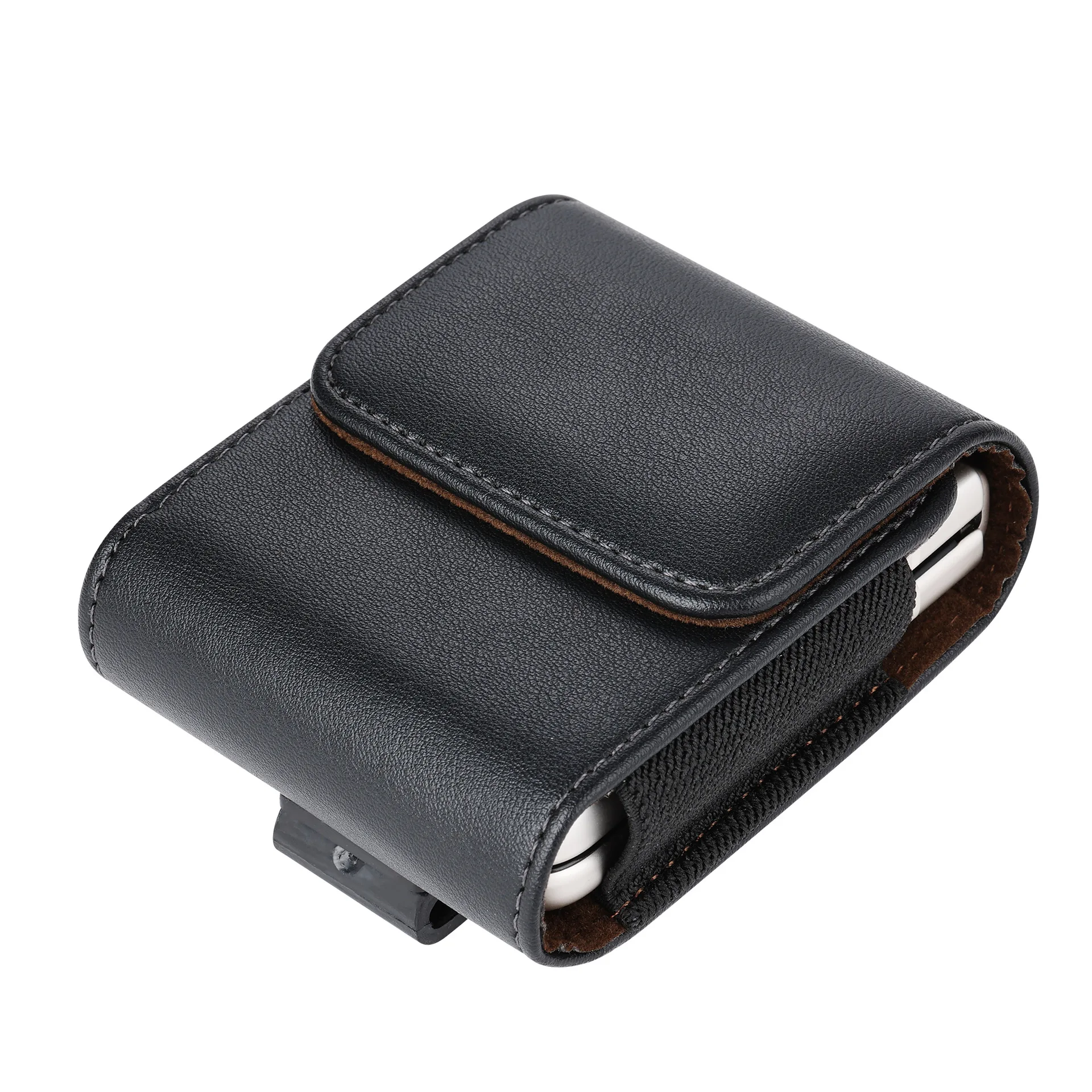 Premium 360° Rotation Sheepskin Leather Belt Clip Folding Case Waist Bag