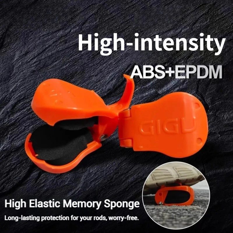 2/4pcs Quick-Attach Fishing Rod Clips Holder Anti-Slip Fishing Rod Rack Fishing Pole Straps Clip Fishing Tackle Rod Holder