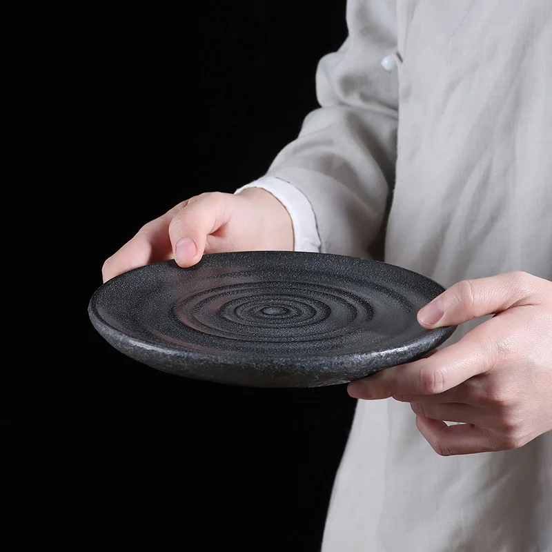Handgeschnitztes Teetablett aus Naturstein, Kung-Fu-Teekannenständer, Heimdekorationsbrett, zeremonielles Teeteller, luxuriöses künstlerisches Geschenk – Detail 6