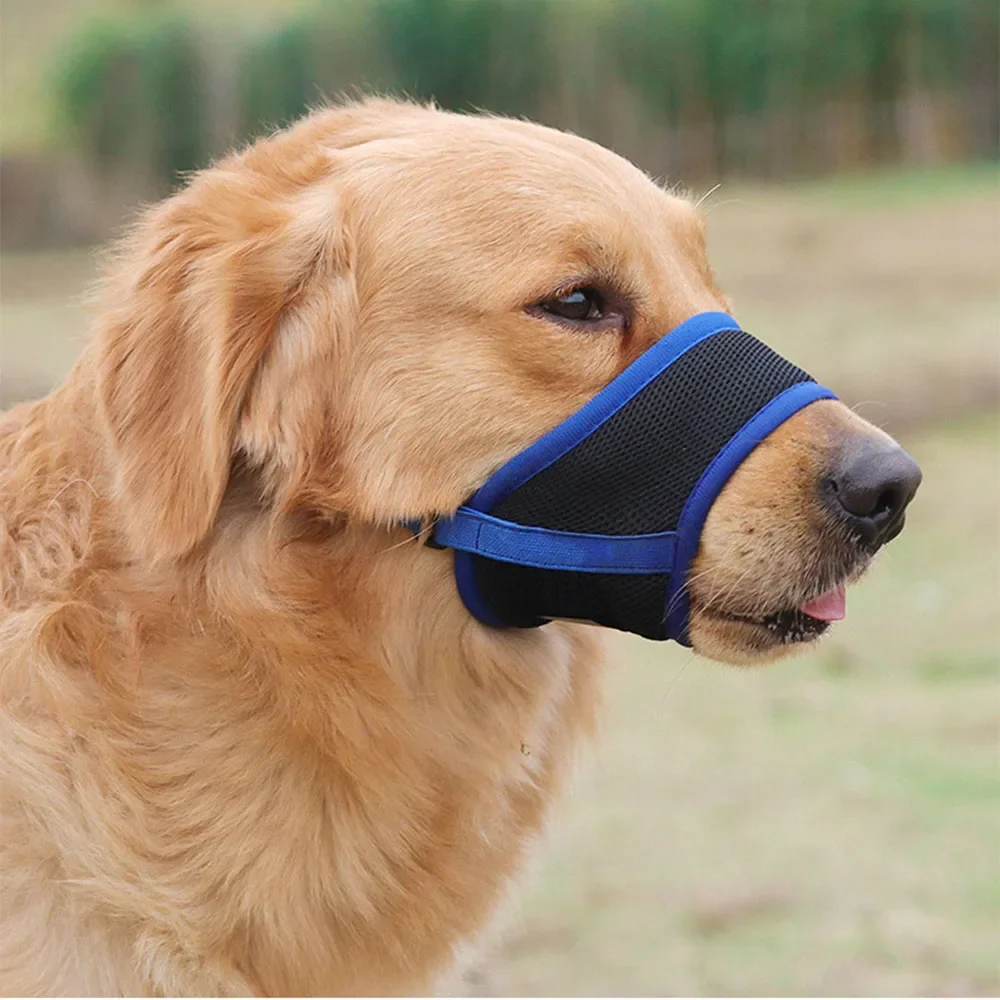 Museruola Per Cani Di Taglia Grande In Nylon Morbido E Traspirante – Regolabile Da 16 A 23 Cm, Per Addestramento E Passeggiate