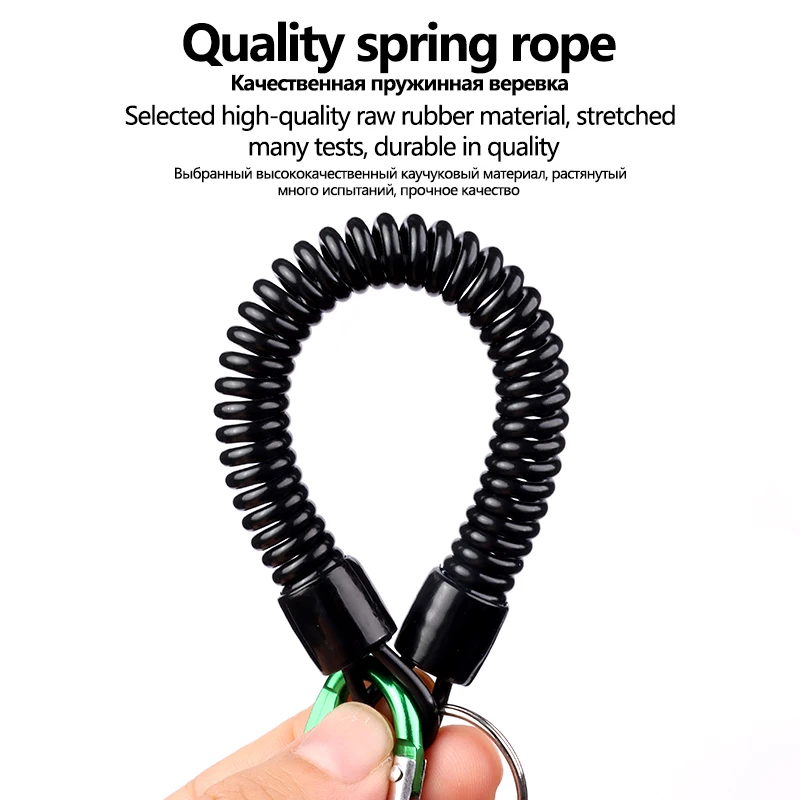 

Ultimate Fishing Rod Protection with Pull Elastic Fixed Rope - Say Goodbye to Lost Rods with our Anti Lost Rope