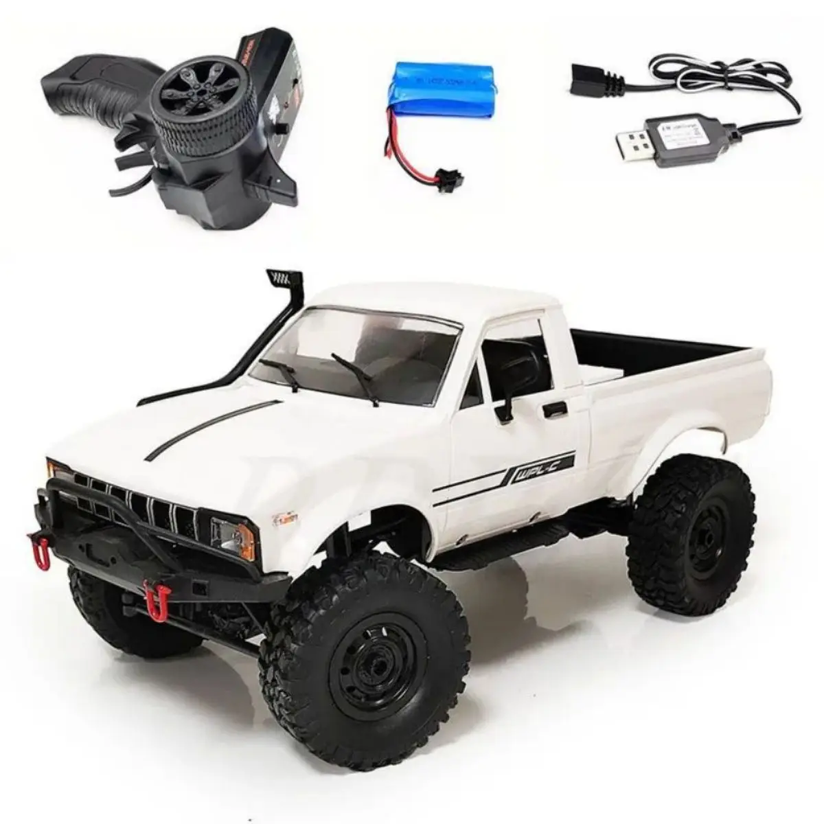 WPL C64-1 RC Car 1:16 Hailax 2.4G 4WD Remote Control Pick-up