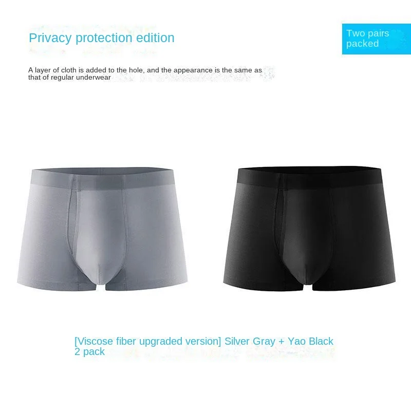 Separation Sexy Panties Penis Pants Men's Slim Fit Erotic Tools Underpants Masturbation Boxers Increase Sex Time Slip for Men