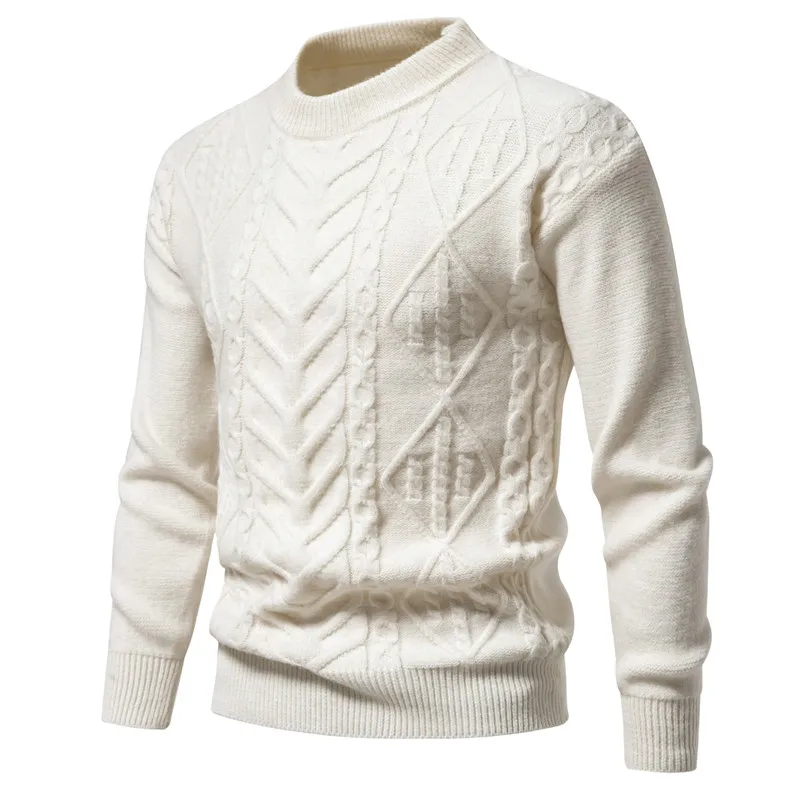 

Men's New Autumn and Winter Trend Casual Sweater Warm Knit Mens Clothes