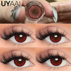 Vibrant Contact Lens Makeup - Red, Pink, Blue & Natural Black Colored Lenses (Vampire Red)