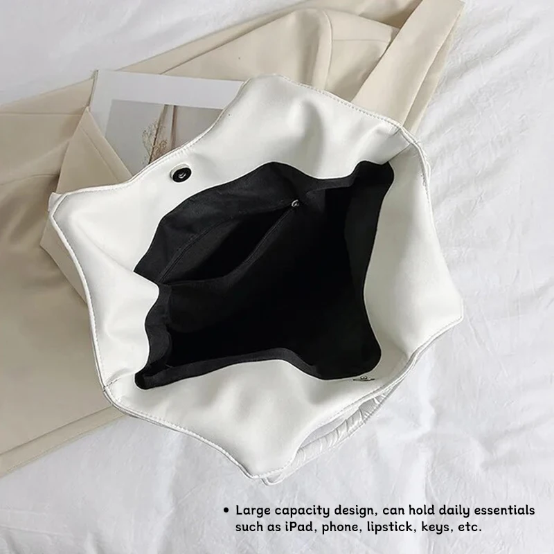 Women's Bags Cotton Filled Tote Bag Commuting Handbag Woman Designer Style Single Shoulder Underarm Bag Senior Large Capacity