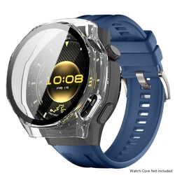 Premium Quick Release Silicone Strap with All - Around Protective PC Case for GT6Pro 46mm (TrU)