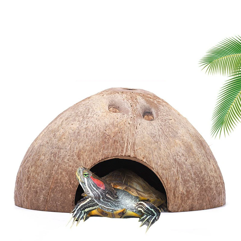Coconut Reptile Hiding Cave 1