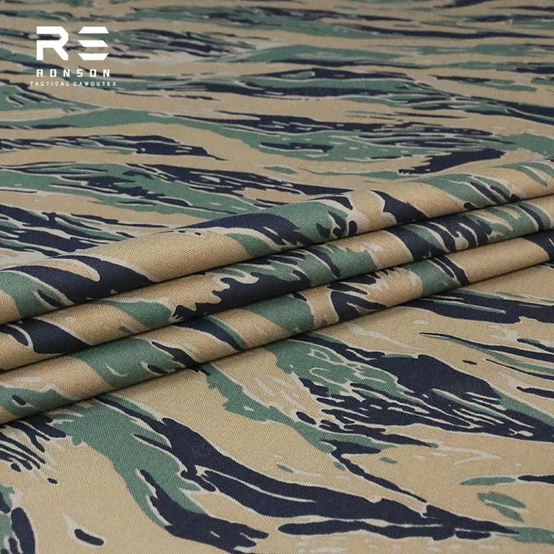500D nylon oxford Marpat Tiger Stripe camofuflage tactical fabric for bag vest