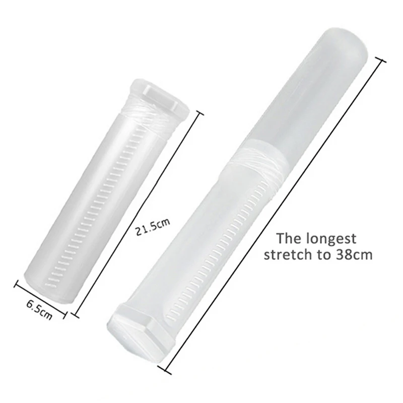 1PC Transparent Adjustable Height PVC Makeup Brush Holder Display Storage Cup Organizer With Lid Dustproof Toiletry Package Box 6